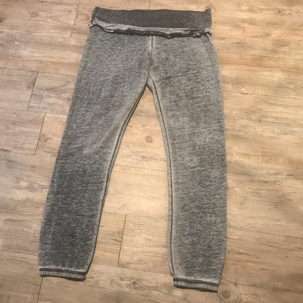 Gray Juicy Couture Ruffle Top Sweat Pants